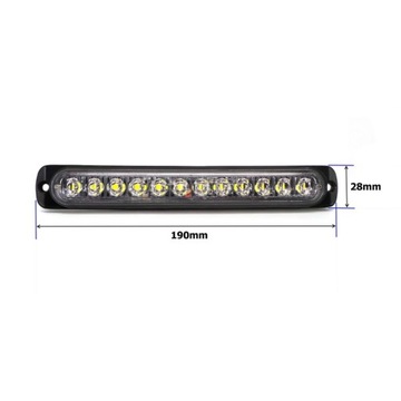 Лампа заднего хода 12 LED 12В-24В Белый