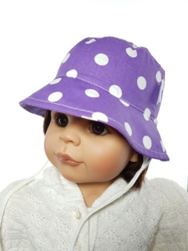 ПОЛЬСКАЯ ДЕТСКАЯ ШАПКА С УШАМИ ВЕСНА-ЛЕТО ШАПКА 48 СМ 35 УЗОР