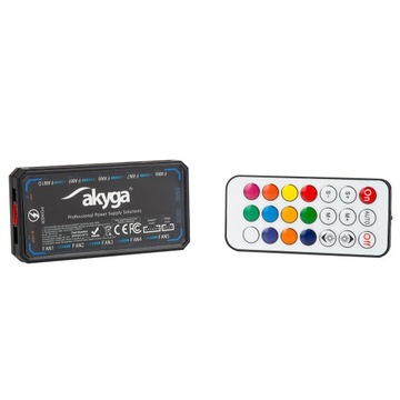 Пульт дистанционного управления контроллером вентилятора Akyga AK-CA-73 Hub RGB