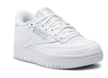 REEBOK CLUB C BUTY SPORTOWE DAMSKIE BIAŁE SKÓRZANE 38,5 3P8G8*