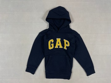 GAPKids Bluza Dziecięca Granatowa Logo Unikat S M