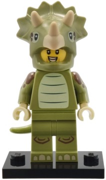 LEGO Minifigures Seria 25 Triceratops Costume Fan Dinozaur col25-8