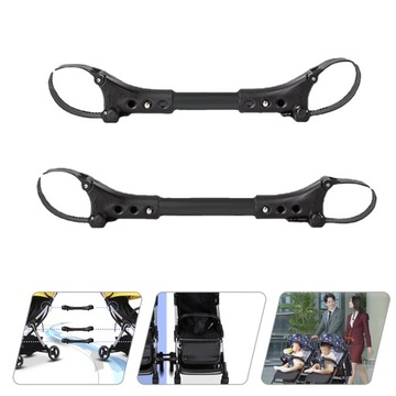 Dual Stroller Pram Connector Outdoor 2 Pcs