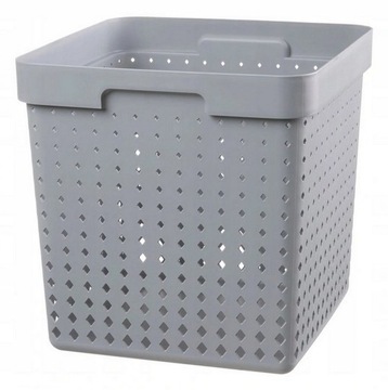 Koszyczek, pudło pojemnik SEOUL XL 21L Jasny szary