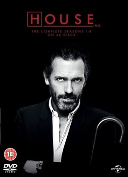 Dr House [46 DVD] Sezony 1-8 /Kompletny Serial/