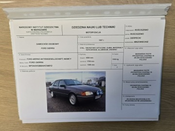 Ford Sierra II Hatchback 2.0 i 16V 115KM 1987 Ford Sierra 2.0i GL Klimatyzacja, Zabytkowy (żółte tablice), z Hiszpanii, zdjęcie 34