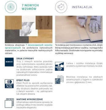 Panele winylowe Click Valencia Anthracite 1,56 m2