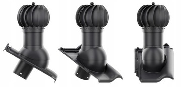 Kominek wentylacyjny OBROTOWY kulisty fi150 ROBEN MONZA KOLORY