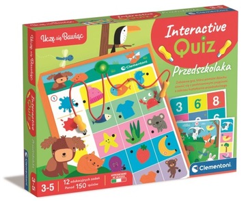 Gra edu INTERAKTYWNY QUIZ PRZEDSZKOLAKA CL50820