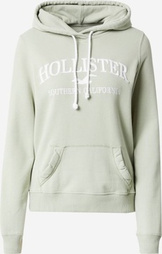 Hollister zielona bluza dresowa kaptur używana L