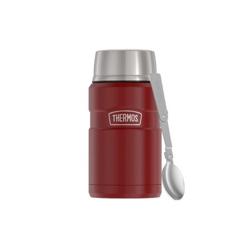 Termos na jedzenie z łyżką THERMOS rustic red 0,71l