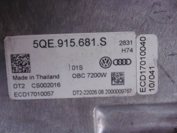 Модуль зарядного устройства Audi A6 C8 5QE915681S