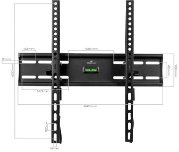КРЕПЛЕНИЕ ДЛЯ ТЕЛЕВИЗОРА, ВЕШАЛКА ДЛЯ ТЕЛЕВИЗОРА, ПРОЧНЫЙ ЖК-дисплей 23-65 50 КГ