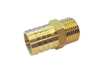 Złączka końcówka mosiężna na wąż 20 mm 1/2