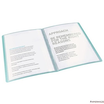 Альбом предложений Esselte Color Breeze, А4, 80 рубашек, синий, 626237