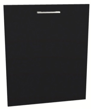 Front do zmywarki U190 PE Czarny 60 cm