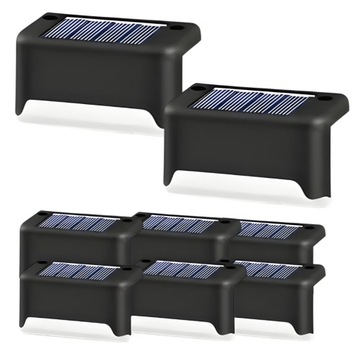 8x ЛЕСТНИЧНЫЕ СВЕТИЛЬНИКИ БАЛКОН СОЛНЕЧНЫЙ ЗАБОР Светодиодные САДОВЫЕ ЛЕСТНИЧНЫЕ СВЕТИЛЬНИКИ НАРУЖНЫЙ КОМПЛЕКТ