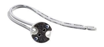 Gniazdo do żarówki halogen LED OPRAWKA MR16 CERAMICZNA Z KABLEM