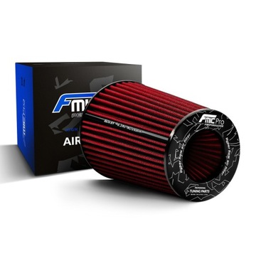 Filtr powietrza stożek FMIC.Pro śr.76mm dł.200mm Czerwony