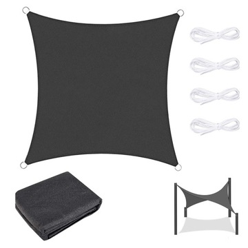 Żagiel przeciwsłoneczny na patio i basen 3x4m oddychający HDPE