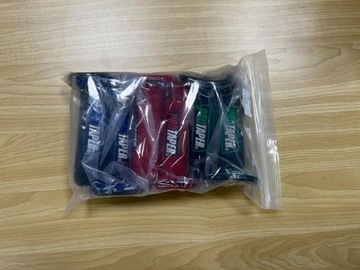 6 шт. креплений на руль, мотоциклетные, резиновые, 22 мм,