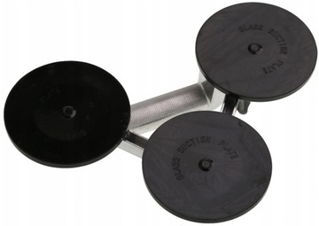 ТРОЙНАЯ АЛЮМИНИЕВАЯ ПРИСОСКА ДЛЯ ОКОН, СТЕКЛА, ПЛИТКИ, 140 кг