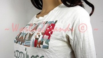 RESERVED T-shirt Bluzka z nadrukiem HAPPINES 36