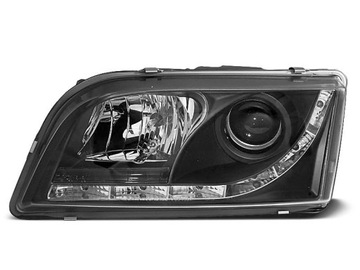 Lampy przednie VOLVO S40 V40 96-03 Daylight czarne