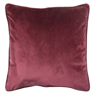 Poduszka VELVET 45 x 45 cm rubinowa