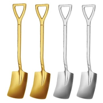 Spoon Tableware Stainless Steel Tea Creative Shovel Spoon Coffee Spoon Ice