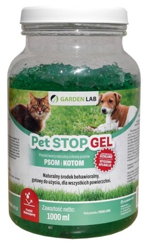 PET STOP GEL MOCNY ODSTRASZACZ PSÓW I KOTÓW 1000ML