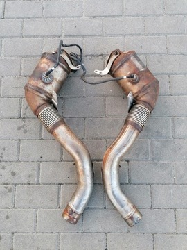 BMW F12 F13 F06 4.4 v8 Biturbo N63 Katalizatory Komplet