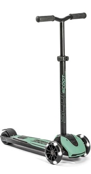 Scoot and Ride Forest Highwaykick 5 + светодиодный шлем S-M 5L + + отражатель