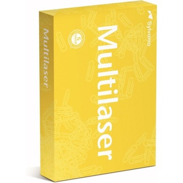 Papier ksero Multilaser A4/80g (500) do drukarki biały biurowy druk 1 ryza