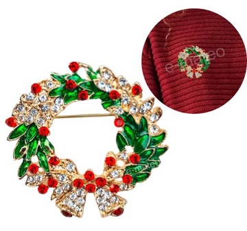 Świąteczna Broszka dla kobiety elegancka