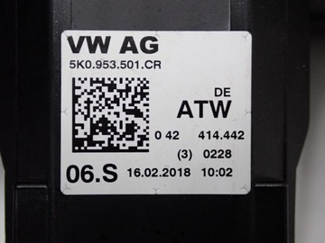 РЫЧАГ ПЕРЕКЛЮЧАТЕЛЯ ЛЕНТЫ КОМБИНИРОВАННЫЙ ПОДЪЕМНИК SEAT ALHAMBRA II 7N 18R