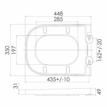 Deska sedesowa wolnoopadająca do Koło Traffic L901