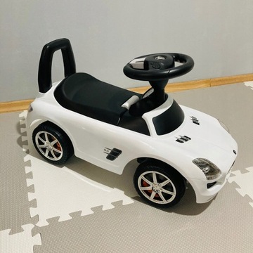 MERCEDES SLS AMG WHITE PUSH RIDER ДЛЯ ДЕТЕЙ