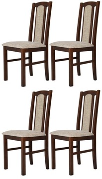 4 krzesła klasyczne tapicerowane do kuchni salonu