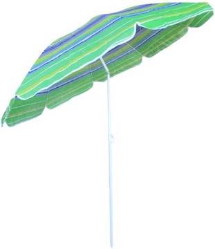 PLAŻOWY PARASOL DUŻY TURYSTYCZNY NA BALKON OGRODOWY 180 cm ZIELONY