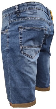 Spodenki Męskie Jeansowe Krótkie Spodnie Jeans W37