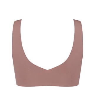 Bezszwowy BIUSTONOSZ DAMSKI Gładki Sloggi ZERO Feel 2.0 Bralette Nude XL