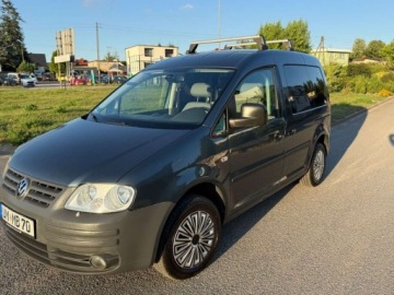 Volkswagen Caddy III Furgon 1.6 102KM 2008 Volkswagen Caddy Vw Caddy 1.6Benz. Klimatron Parktroniki Elektryka Hak Navi, zdjęcie 7