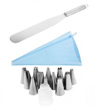 КОНДИТЕРСКИЙ РУКАВ 12 шт. ШПАТЕЛЬ 3106