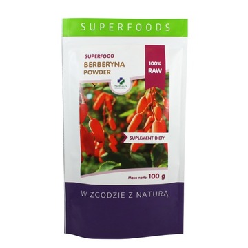 BERBERYNA proszek 100% czysta naturalna 100g
