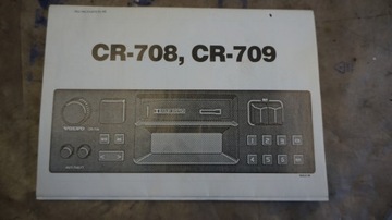 INSTRUKCJA RADIO VOLVO 740 940 CR 708 CR709