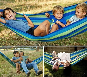 БОЛЬШОЙ ДВОЙНОЙ ГАМАК XXXL САДОВЫЙ, БОЛЬШИЕ КАЧЕЛИ НА 2 ЧЕЛОВЕКА + ЧЕХОЛ