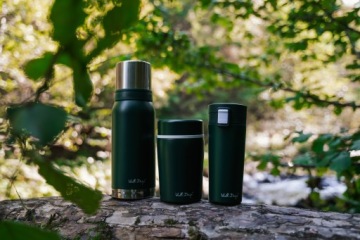 ВАКУУМНАЯ ТЕРМОКРУЖКА VIALLI ГОРЯЧИЕ НАПИТКИ ЧАЙ КОФЕ FUORI ЗЕЛЕНЫЙ