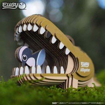 Реалистичные детали 3D-пазла «Аллигатор» ECO EDU