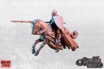 Полный доспех конного рыцаря - Мини-счет - 3D-печать